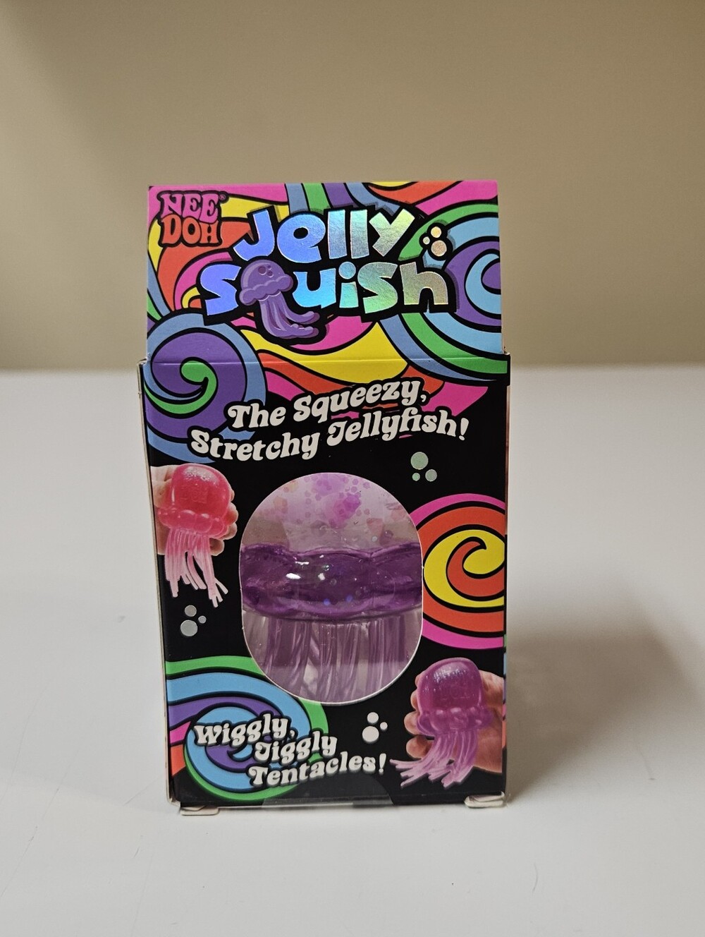 Needoh Jelly Squish Jellyfish Purple Squishy Toy New Authentic Schylling - Picture 4 of 6